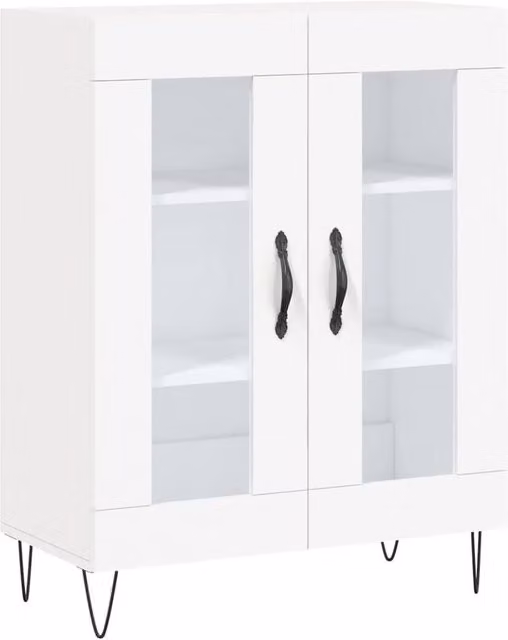 Berkfield Home White Sideboard W/D/H: 69.5 x 34 x 90 cm