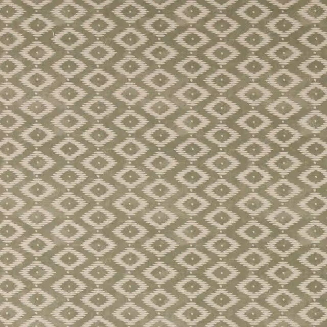 Ashley Wilde Son Vida Green Graphic Nature Fabric Fern in Cotton and Linen