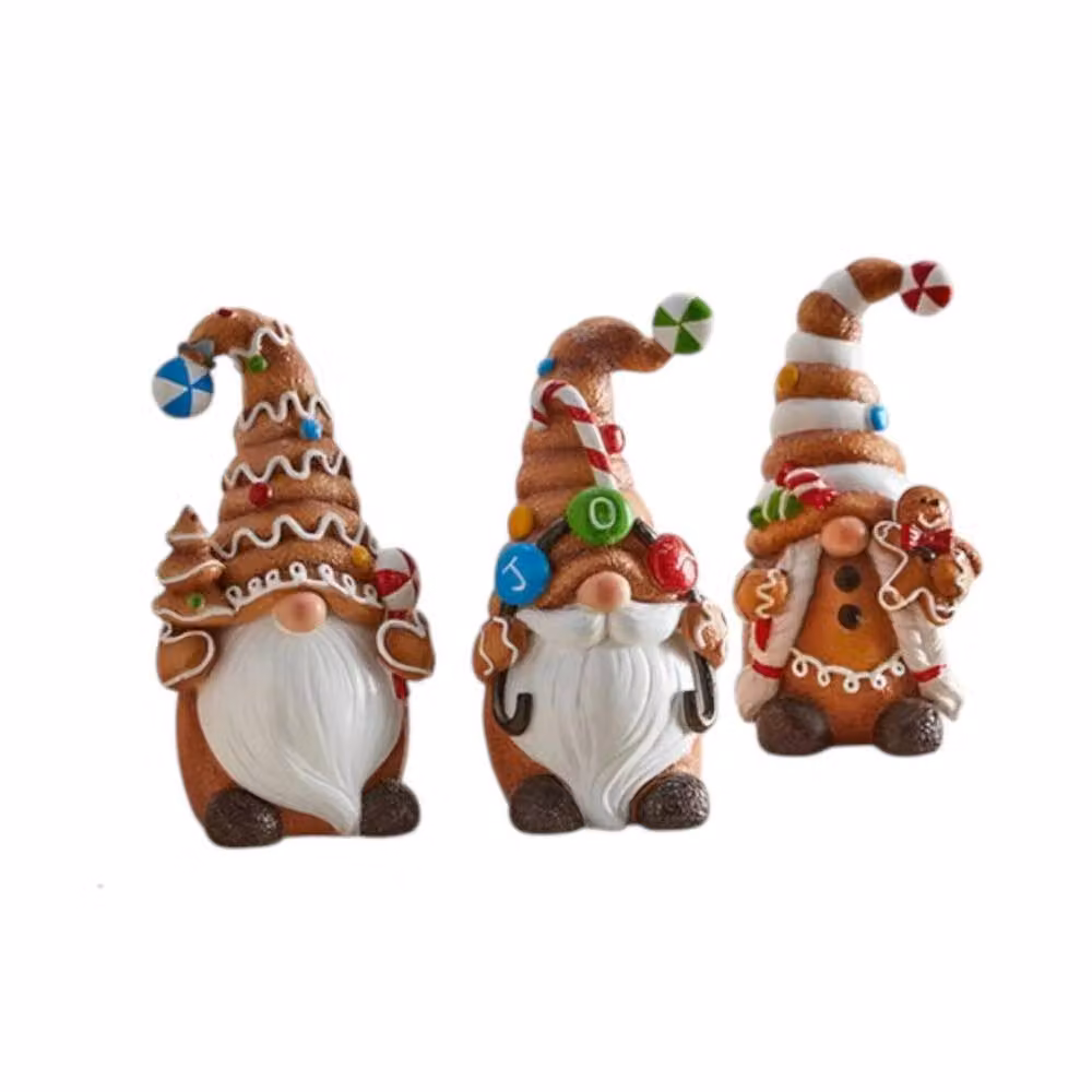 Garden Greatness 3 Pack Candy Theme Gingerbread Gonks in Red and Multicolour – 2