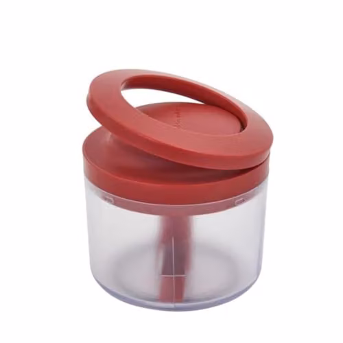 KitchenAid Manual Food Chopper in Red with Stainless Steel and Plastic Components – 1