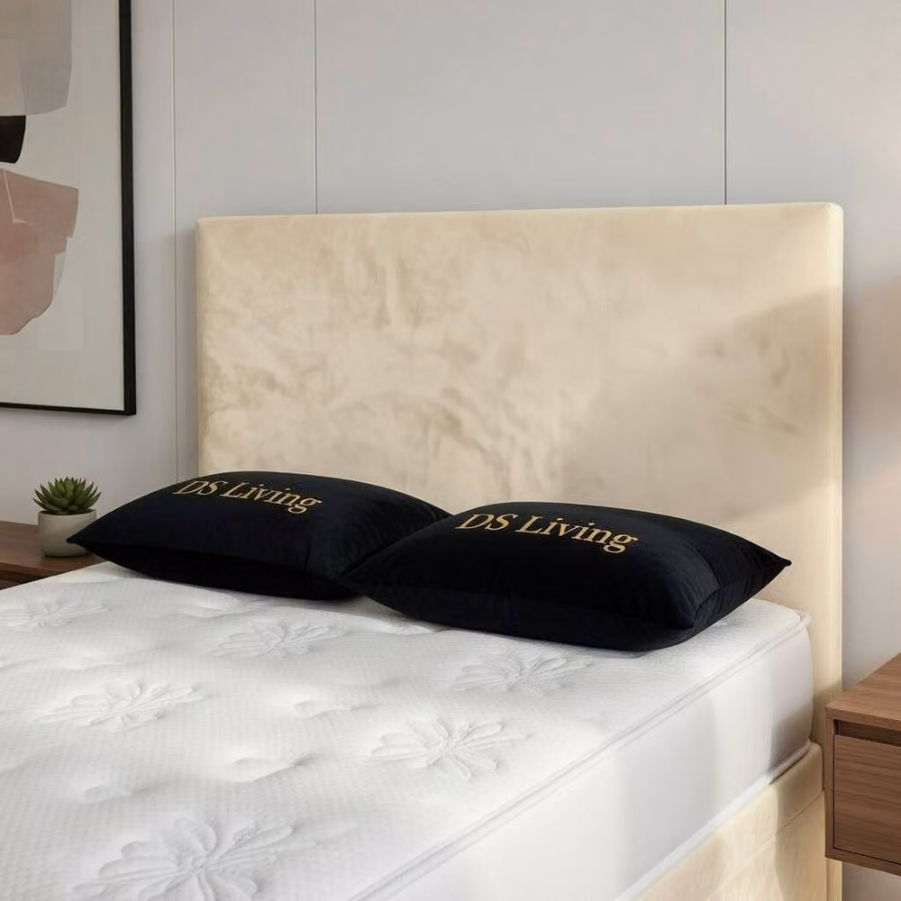 DS Living Prima Cream Upholstered Fabric Divan Bed with Drawers, W: 90 cm x L: 190 cm – 2