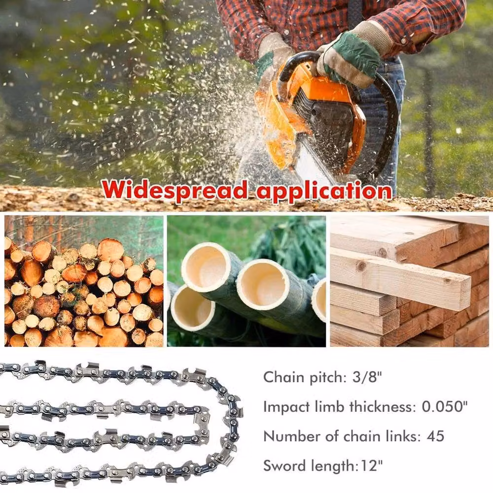 SPETLEK 4-Pack Silver Chainsaw Saw Chains – 4