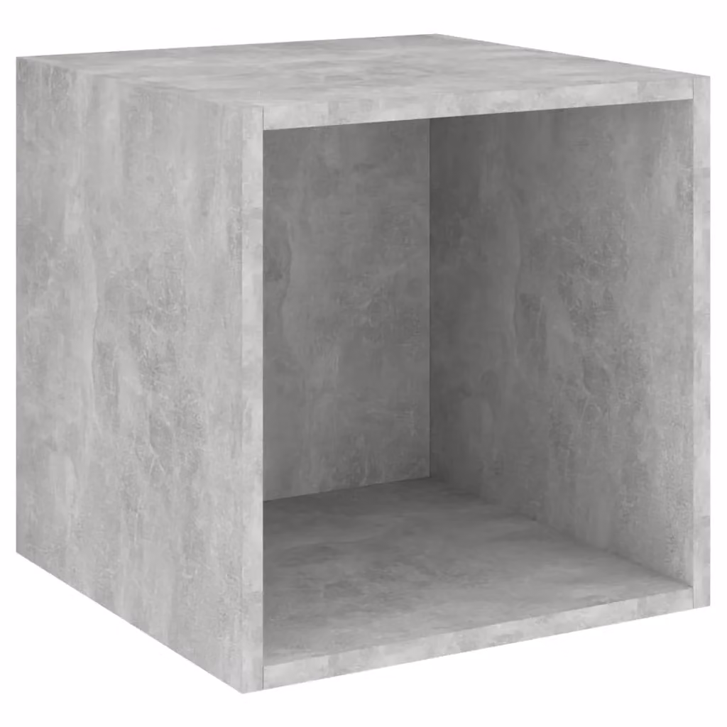 Berkfield Home Modern Wall Mounted Cabinet in Concrete Grey, W/D/H: 37 x 37 x 37 cm – 2