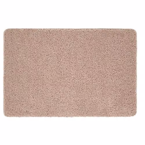 My Mat Pink Rectangular Non-Slip Washable Shaggy Pile Rug W: 100 cm, D: 150 cm