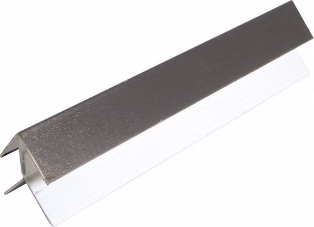 FloPlast Black Ash Woodgrain PVC Shiplap Cladding External Corner Board