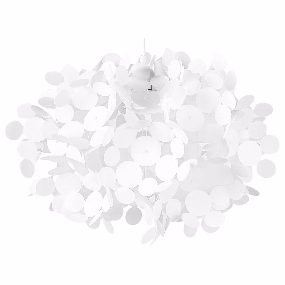 Wyld and Coco White Irregular Flower Shaped Pendant Lamp with Dimmable E27 LED Bulb – 2