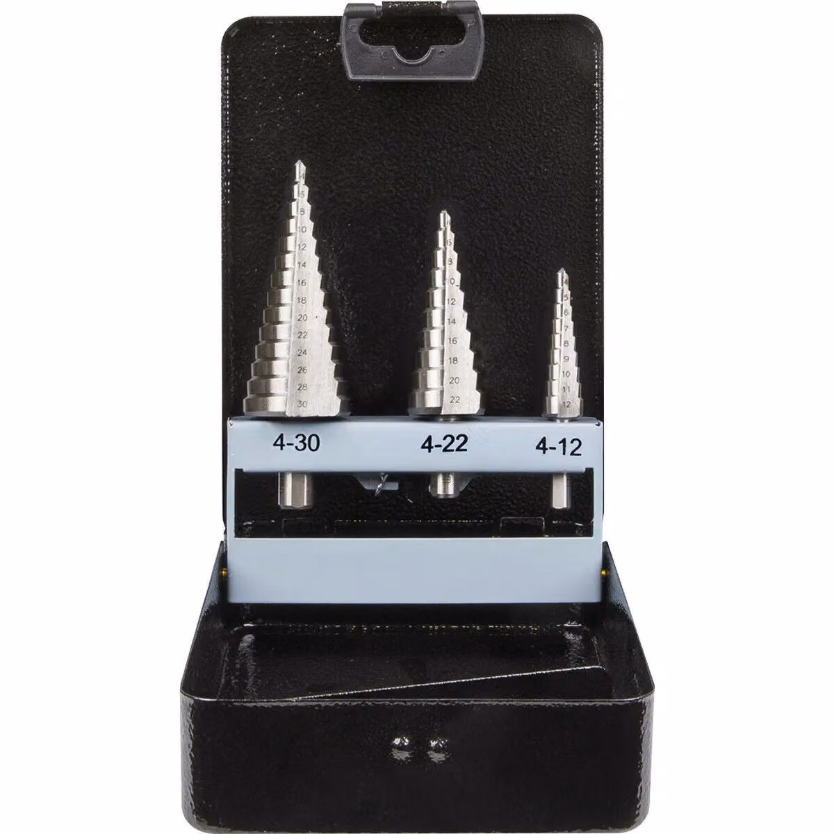 Loops 3 Piece HSS Double Flute Twist Drill Bit Set in Silver and Multicolour – 5