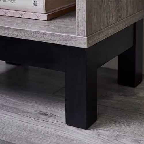 Julian Bowen Bali 1 Drawer Bedside Table in Grey Oak, W: 50 cm, D: 35 cm, H: 26 cm – 4