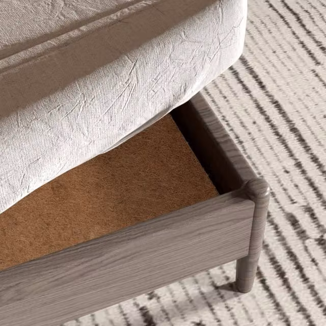 Berkfield Home Brown Coconut Coir Mattress Pad, W/D/H: 90 x 200 cm – 1