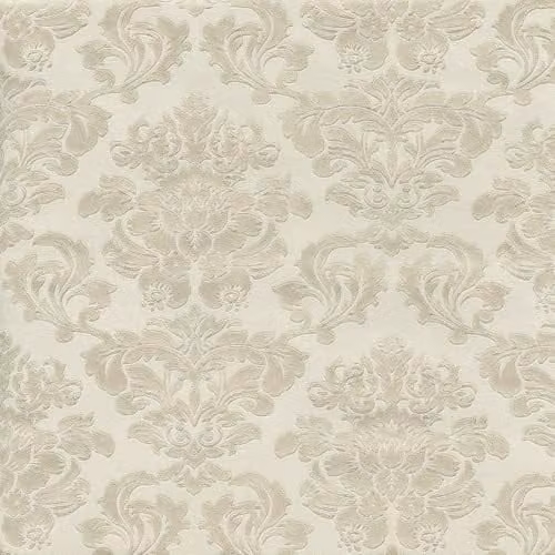 Muriva Adira Damask Textured Vinyl Wallpaper in Gold and Cream – 1