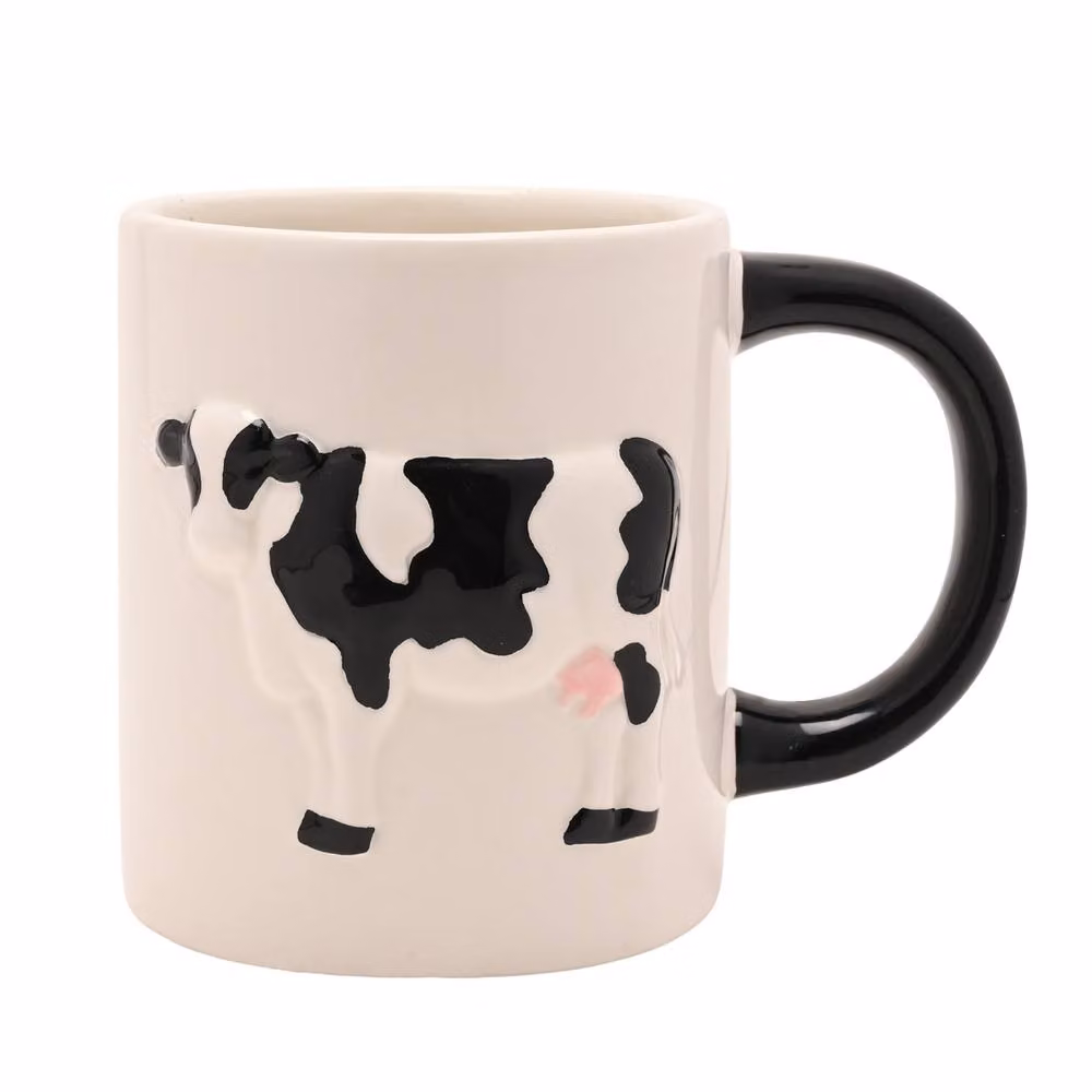 Widdop and Co Ceramic Mug in White, Black and Pink – 2