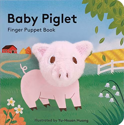 Chronicle Books Baby Piglet Finger Puppet Board Book