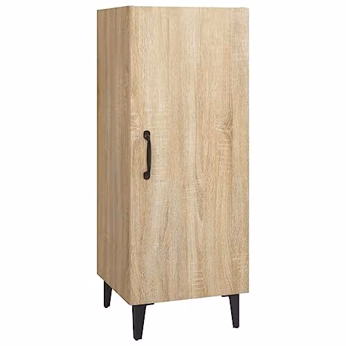 vidaXL Sonoma Oak Sideboard in Brown, W/D/H: 34.5 x 34.5 x 90 cm