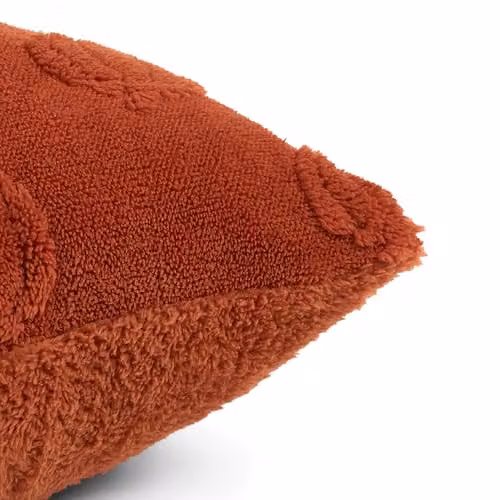 OHS Set of 2 Tufted Pumpkin Cushion Covers in Orange, W/D/H: 45 x 45 x 45 cm – 5