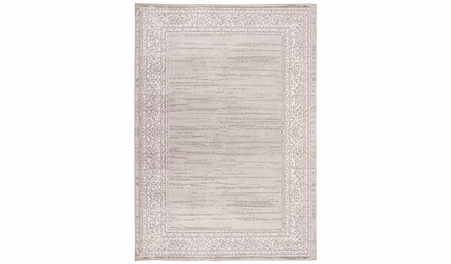 Cheap Furniture Warehouse Vintage Border Cream Cut Pile Rectangular Rug, W: 170 cm, D: 120 cm