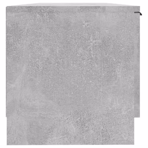 vidaXL Scandinavian TV Cabinet in Concrete Grey, W: 102 cm, D: 35 cm, H: 36.5 cm – 3