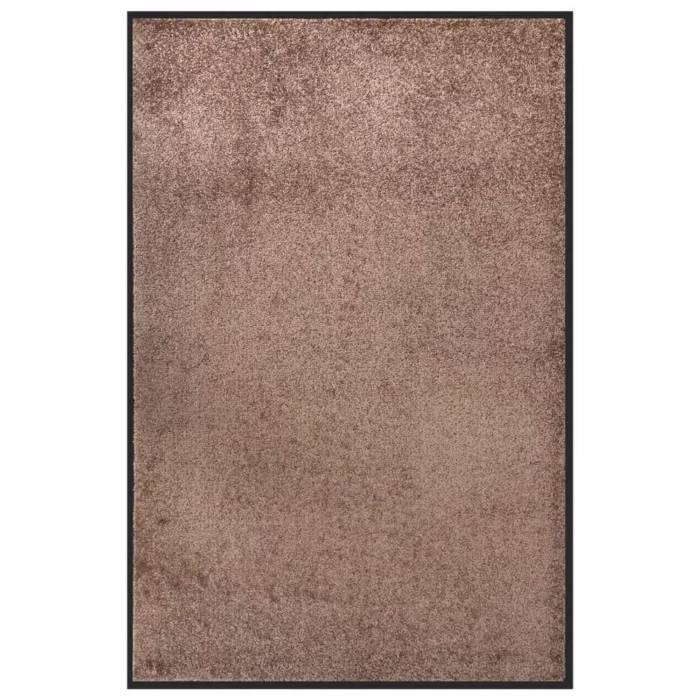 Berkfield Home Traffic Non-Slip Doormat, Brown, W: 80 cm, D: 120 cm – 2