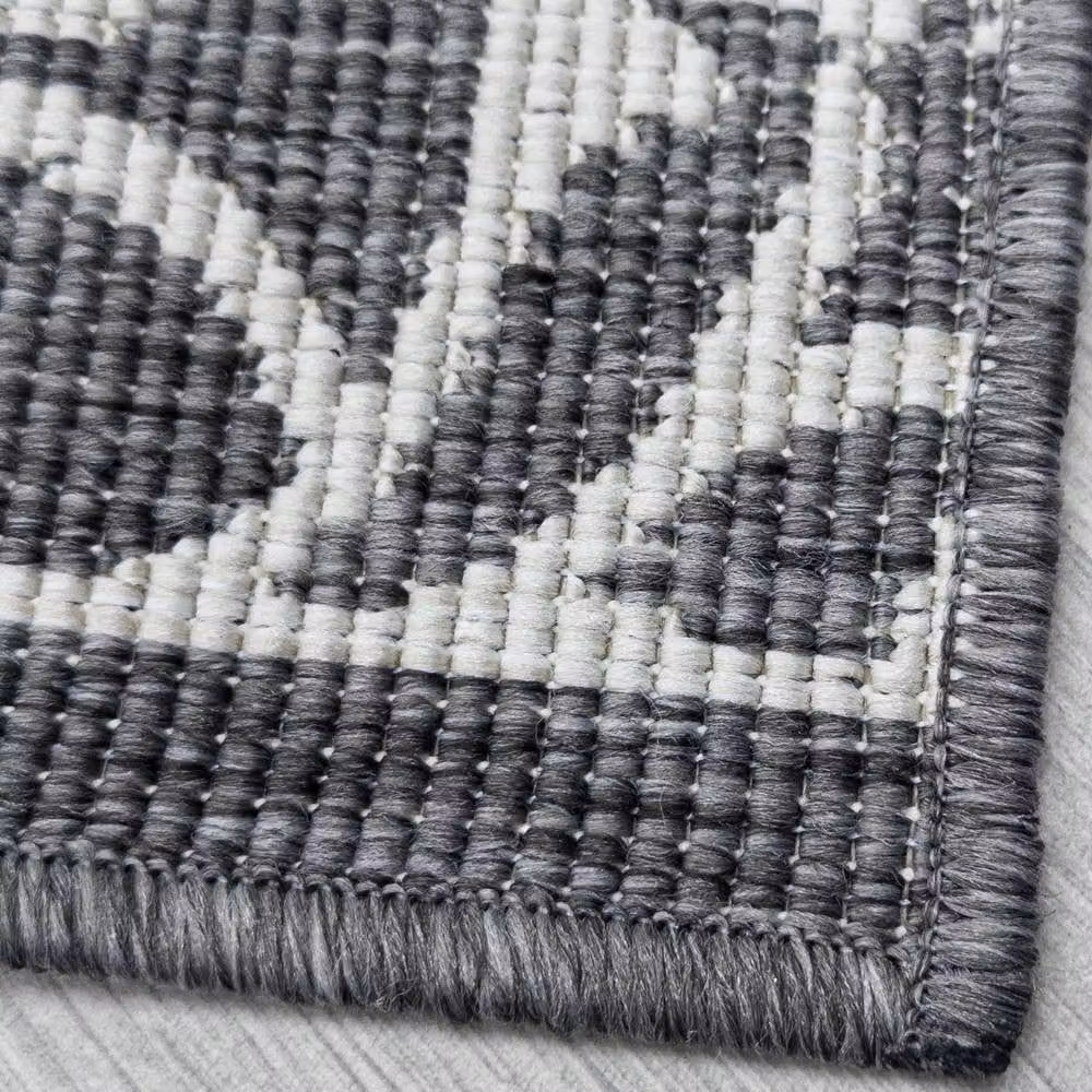 runrug Ivy Grey Reversible Indoor/Outdoor Carpet Runner Rug, W: 60 cm, L: 270 cm – 2