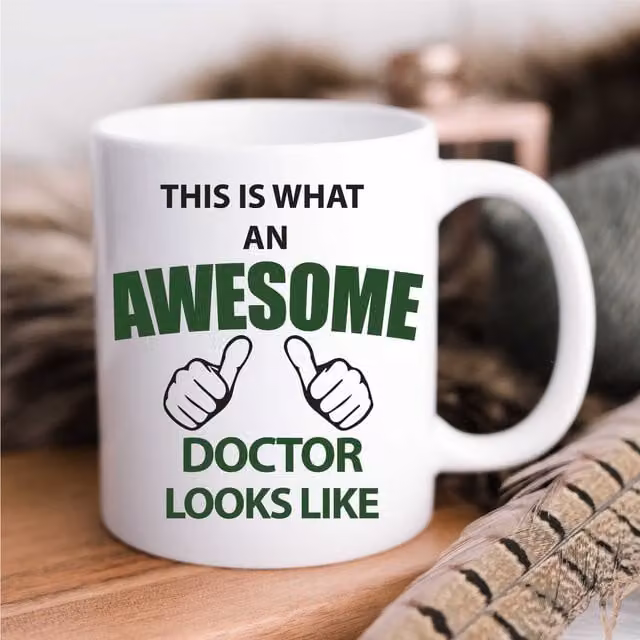 60 Second Makeover Limited This Is What An Awesome Doctor Looks Like Ceramic Mug in White