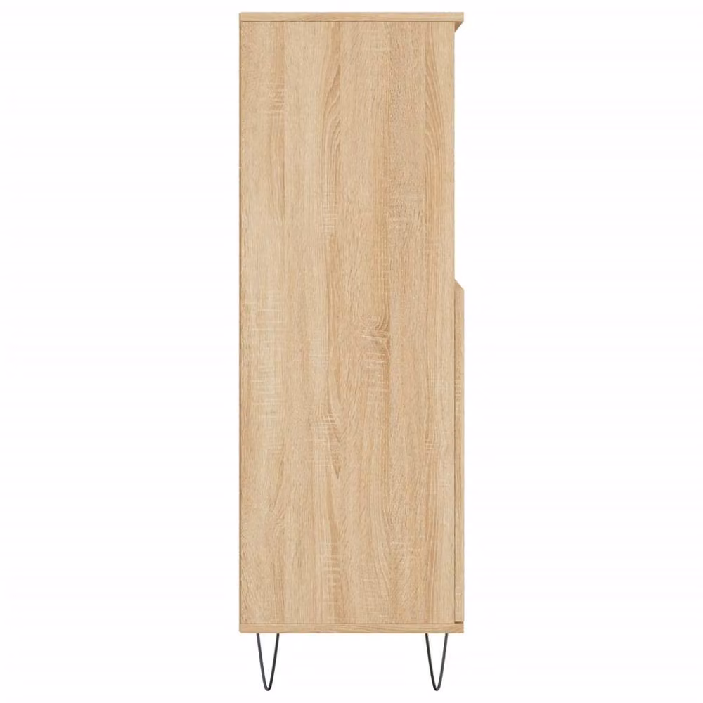 Berkfield Home Sonoma Oak Highboard in Brown, W/D/H: 60 x 36 x 110 cm – 3