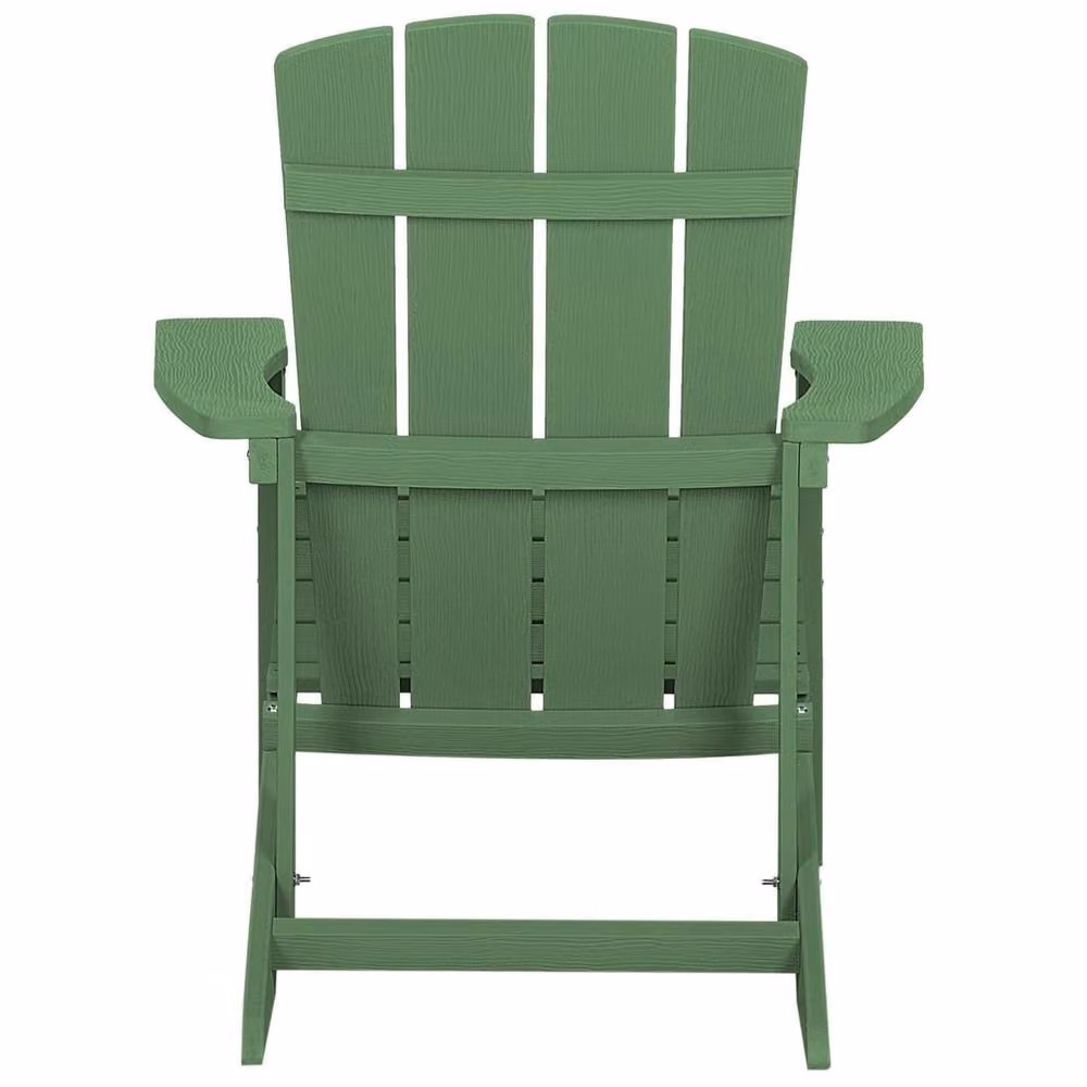 Wyld and Coco Everwood Garden Chair in Matt Green with Armrests – 4