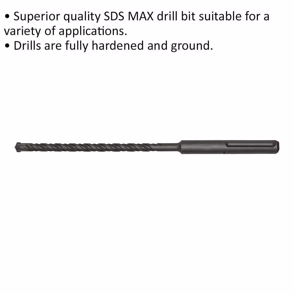 Loops SDS Max Masonry Drill Bit, Multicolour, Diameter: 12 mm, Length: 340 mm – 2