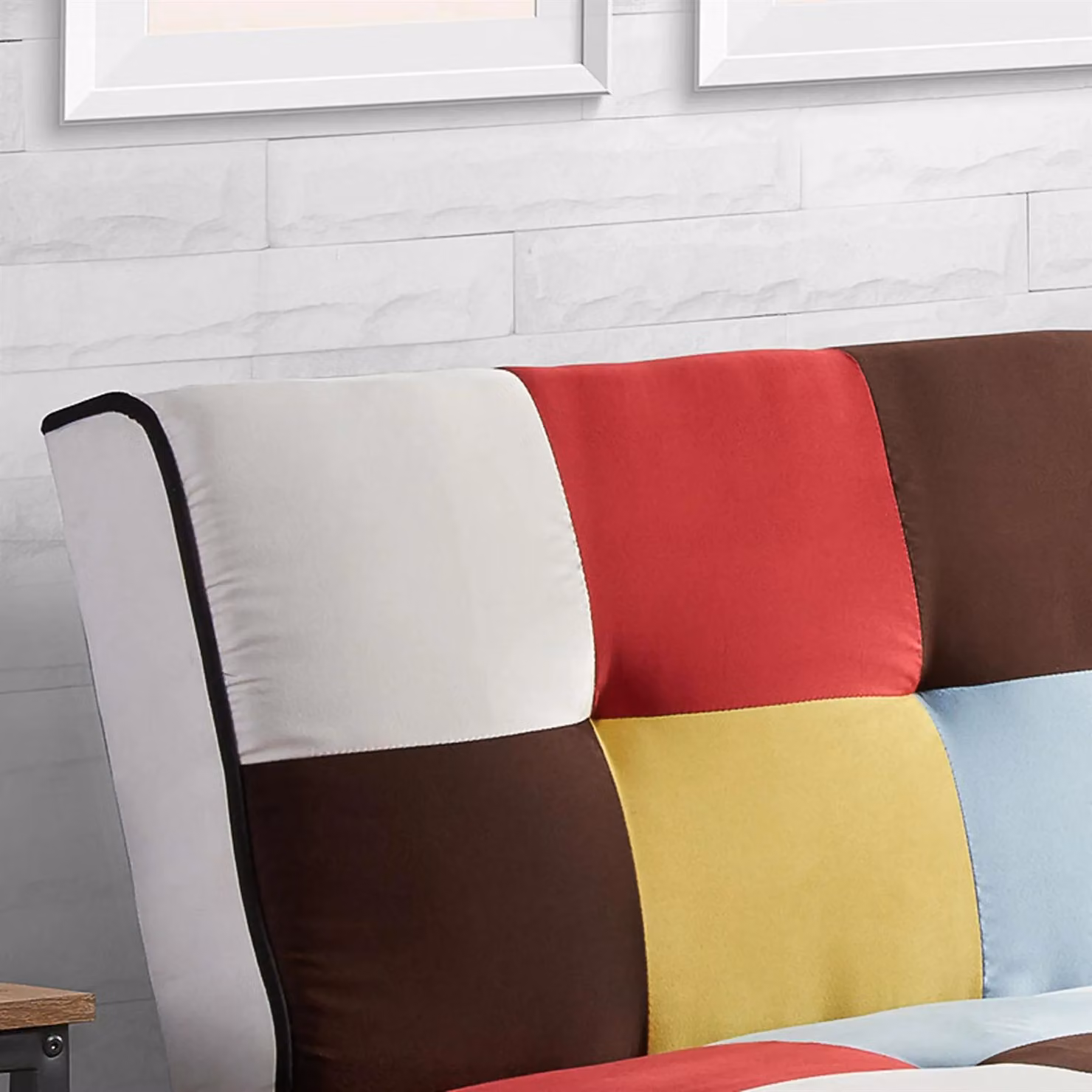 Birlea Aurora 3 Seater Velvet Sofa Bed in Multicolour with Click Clack Sleeping Function – 2