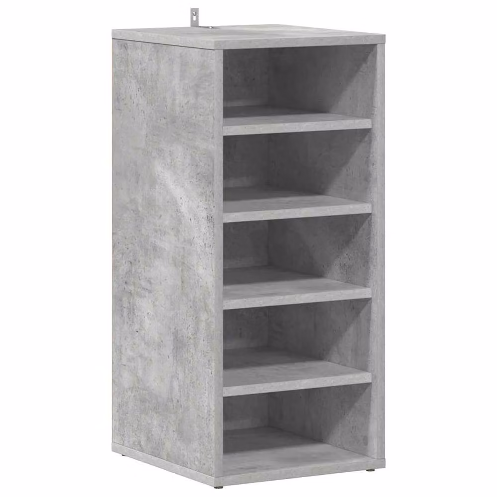 Berkfield Home Wall Mounted Shoe Cabinet in Grey, W/D/H: 35 x 35 x 70 cm – 2