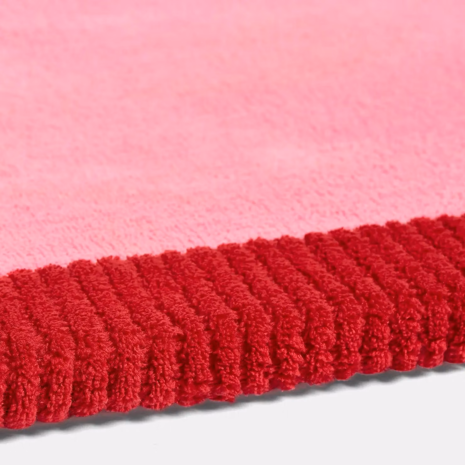 OHS Pink Contrast Border Non Slip Hand Tufted Hallway Runner Rug, W: 160 cm, L: 230 cm – 3