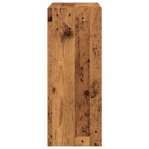 vidaXL Rustic Old Wood Bookcase in Brown, W/D/H: 80 x 30 x 77 cm – 4