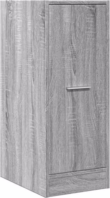 Berkfield Home Elegant Apothecary Cabinet in Grey Sonoma, W/D/H: 30 x 41 x 77.5 cm