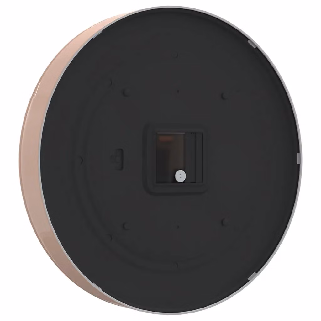 Berkfield Home Silent Analog Quartz Wall Clock in Gold, White and Black, Diameter: 29.5 cm – 3