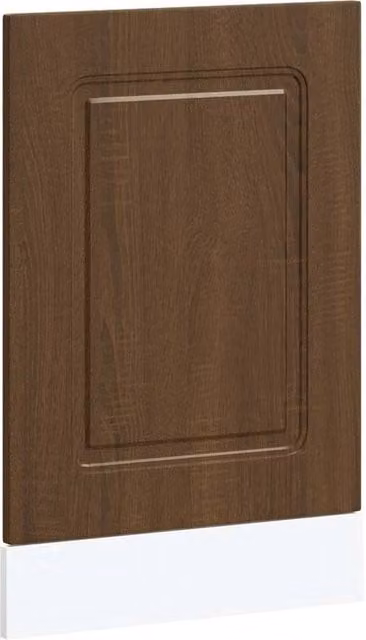 Berkfield Home Kalmar Dishwasher Panel in Brown Oak, Engineered Wood, W: 45 cm, D: 1.5 cm, H: 67 cm