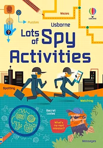 Usborne Lots of Spy Activities by Kate Nolan, Multicolour Paperback Book