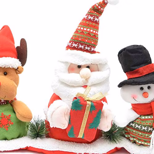 Shatchi 3 Teddy Set Multicolour Christmas Animatic Party Decorations – 2