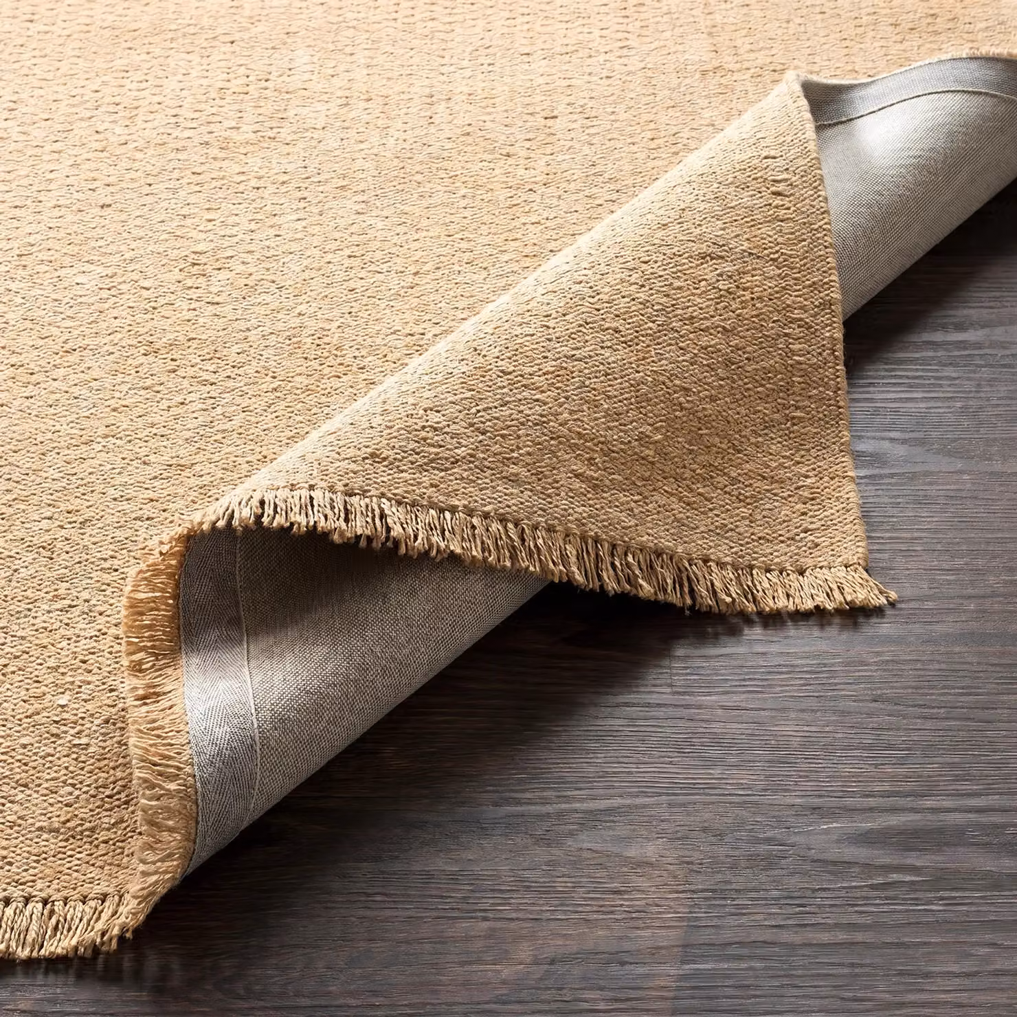 Livabliss Kimi Modern Jute Living Room Rug with Fringes, Brown, W: 160 cm, D: 215 cm – 3
