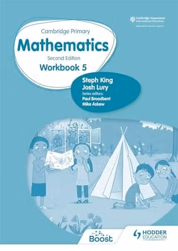 Hodder Education Cambridge Primary Mathematics Workbook 5 Second Edition Blue