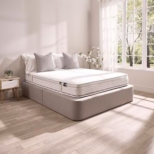 Jay-Be Truecore Hybrid Mattress, White, W/D/H: 135 x 190 x 23 cm – 2