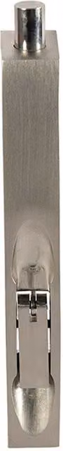 Loops Lever Action Flush Door Bolt with Flat Keep Plate in Silver – 2
