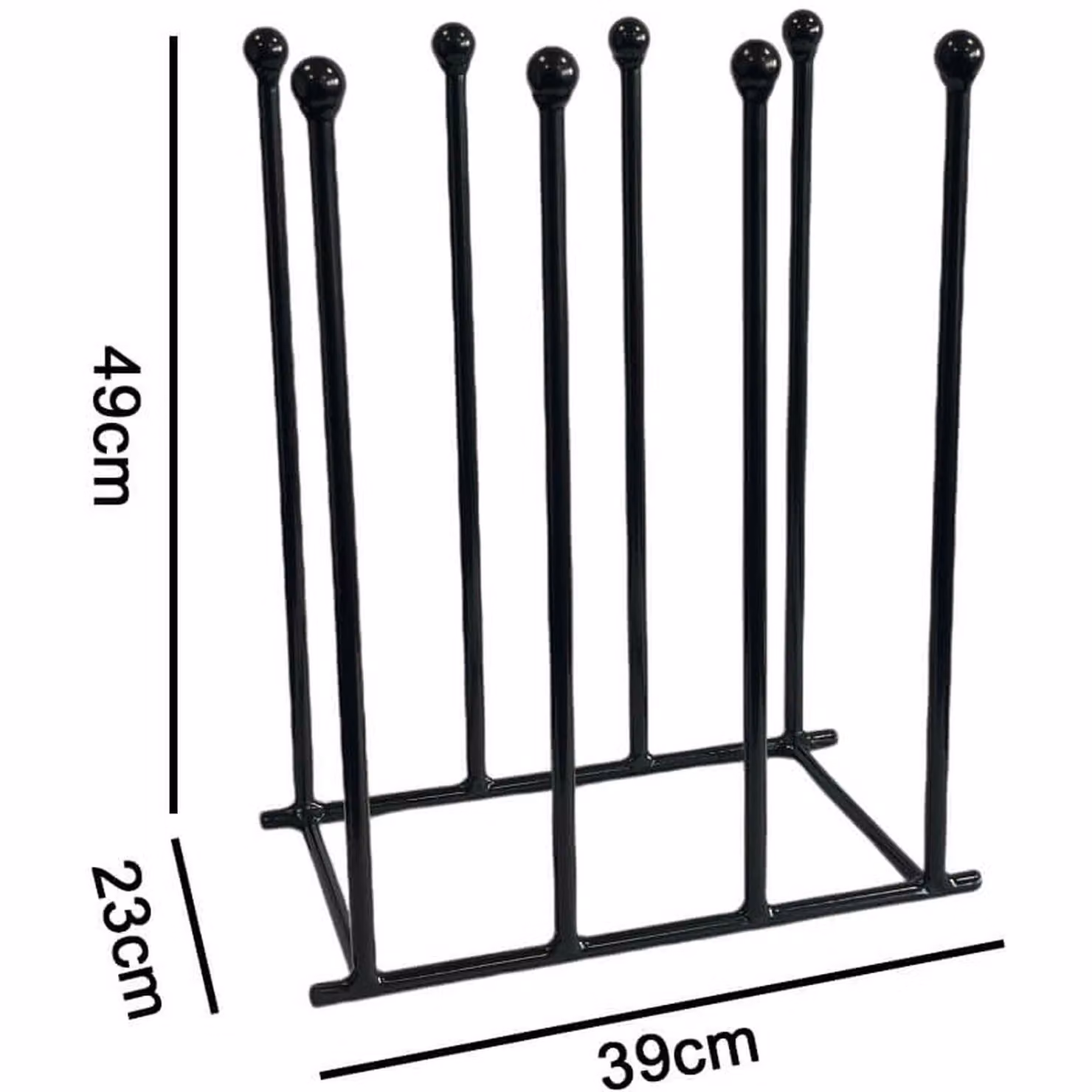 Garden Pride Heavy Duty Black Wellington Boot Stand for 4 Pairs – 3