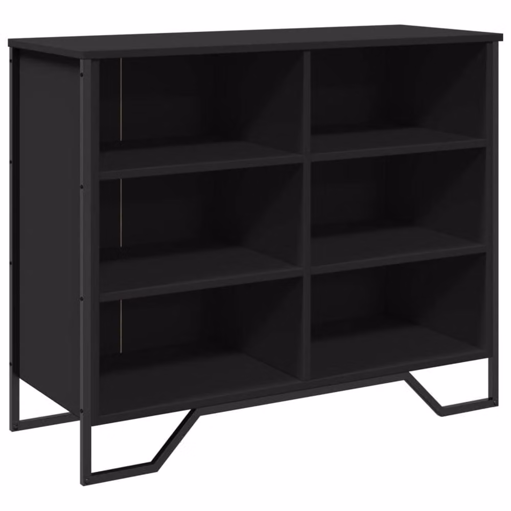 Berkfield Home Black Matt Sideboard, W/D/H: 91 x 35.5 x 74.5 cm – 3