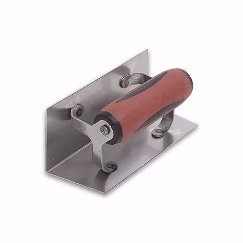 Marshalltown 65SSD Stainless Steel Internal Corner Trowel with Red Durasoft Handle – 1