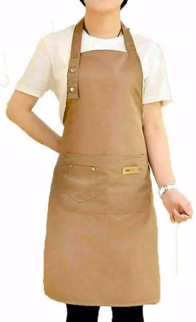NESTLUNE Khaki Denim Canvas Pocket Apron for Chefs, Bakers and Craftsmen, W: 100 cm, H: 60 cm – 1
