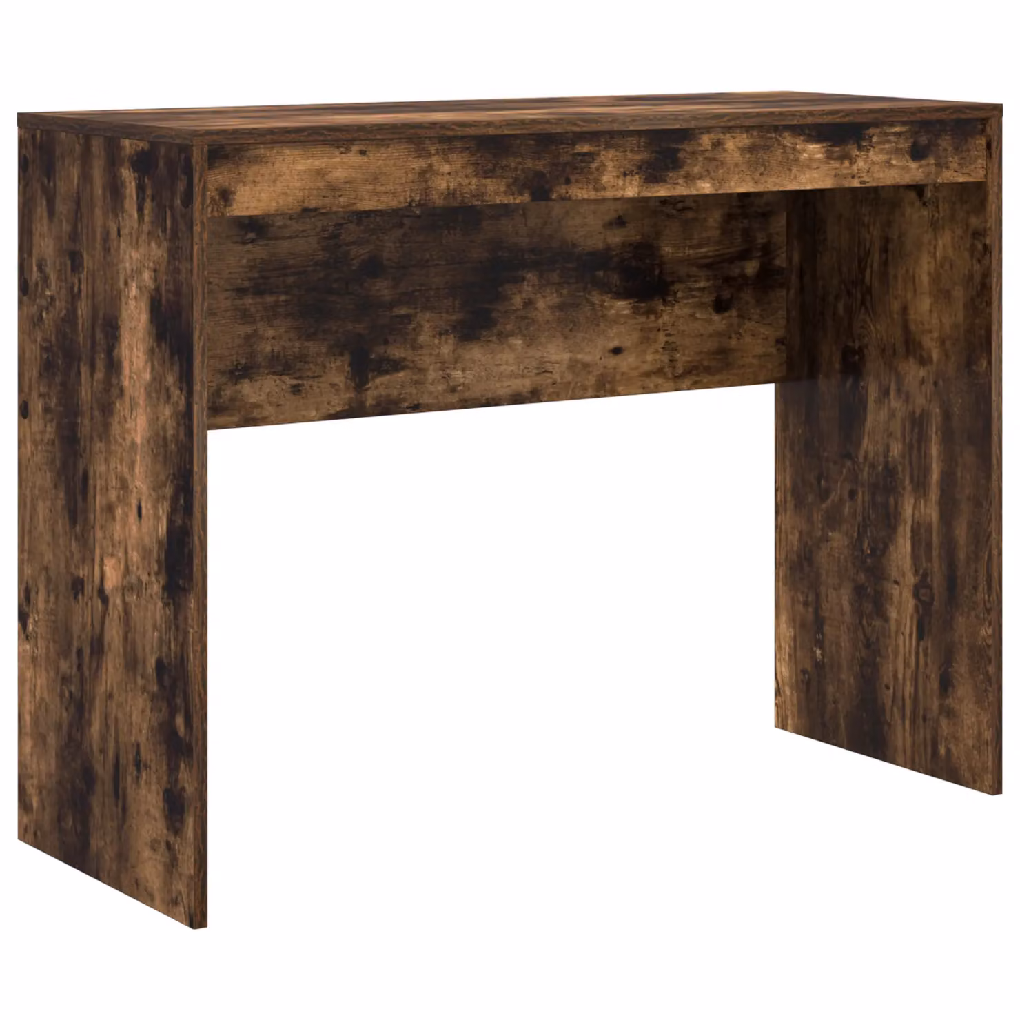 Berkfield Home Writing Desk in Smoked Oak Brown, W/D/H: 100 x 40 x 76 cm – 2