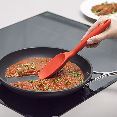 Zeal Red Silicone Non-Scratch Spatula Spoon, 26cm – 6