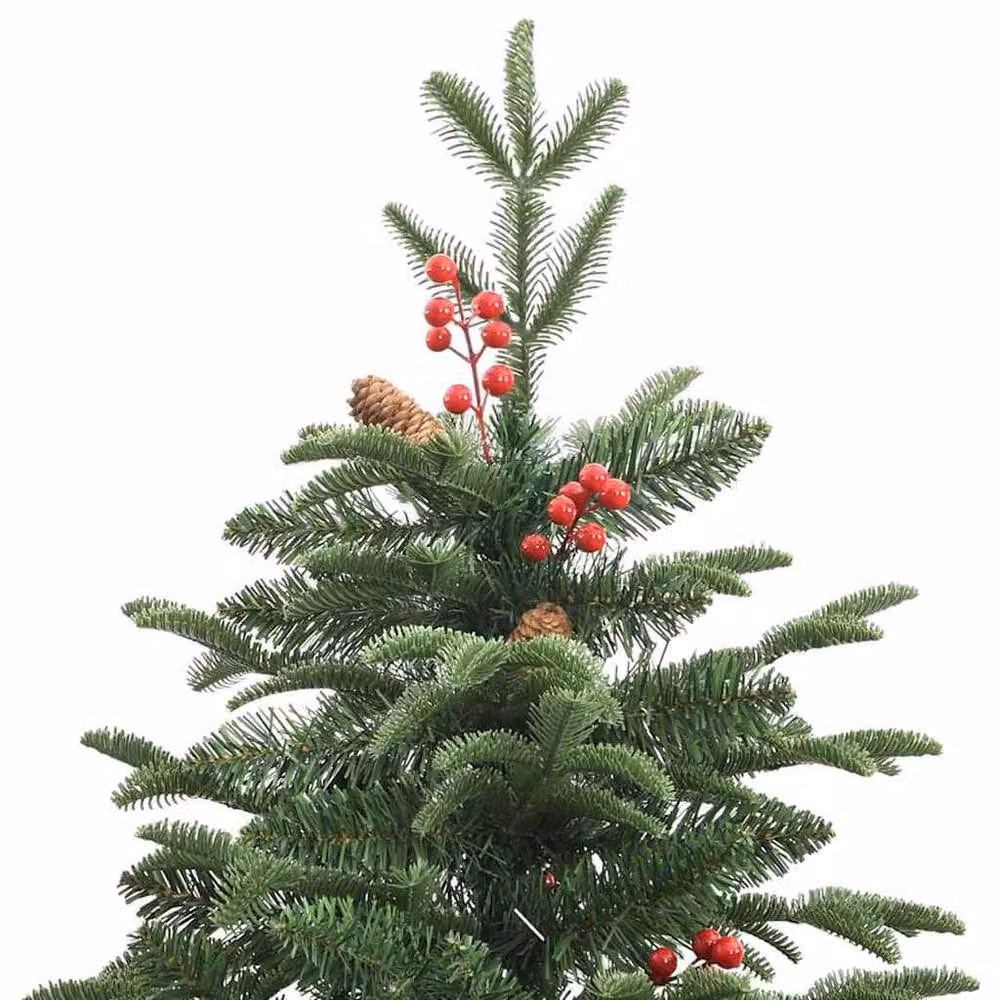 Berkfield Home Artificial Green Christmas Tree with 300 LEDs and Stand, Height: 240 cm – 3