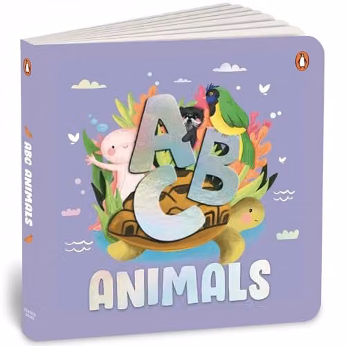 Penguin ABC Animals Multicolour Illustrated Cardboard Board Book for Kids and Toddlers