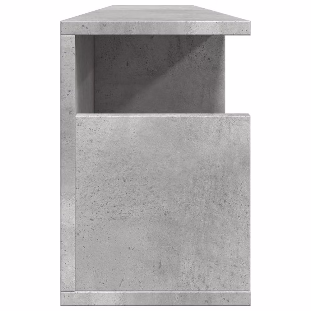 Berkfield Home Wall Mounted Cabinet in Concrete Grey, W/D/H: 100 x 30 x 30 cm – 3