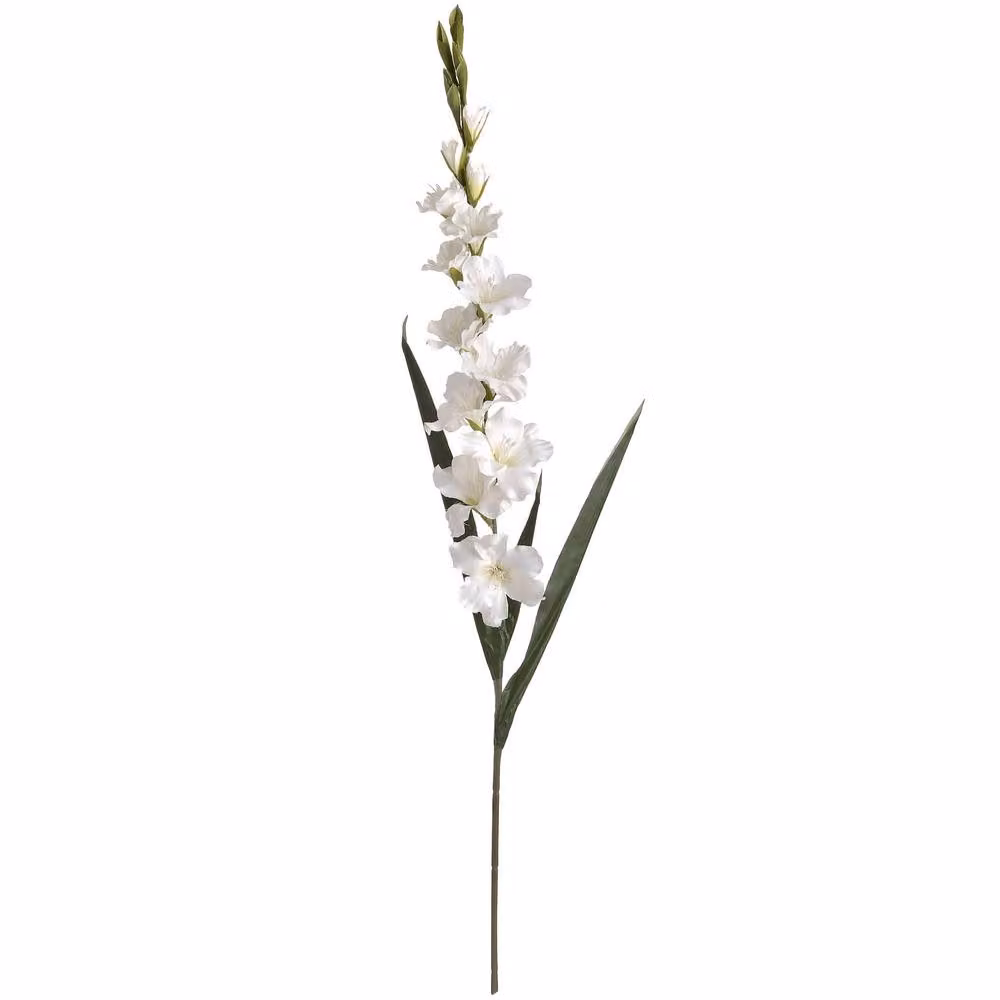 Love Lace White Gladioli Artificial Flower – 2