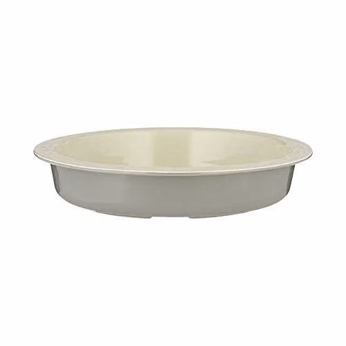 Mason Cash Stoneware Round Pie Dish, Grey and Beige, 29 cm – 1